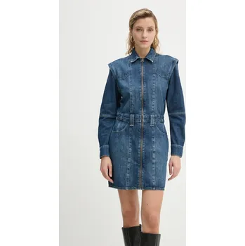 Dámské šaty Džínové šaty G-Star modrá barva, mini, D25362-D301 D25362.D301 55J, vel. L