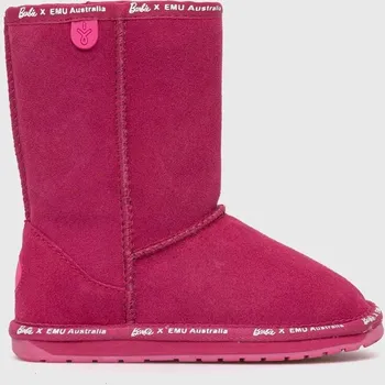 Dívčí sněhule Dětské semišové sněhule Emu Australia Barbie? Wallaby Lo růžová barva K12903.Barbie.Wallaby. 43X, EUR 31