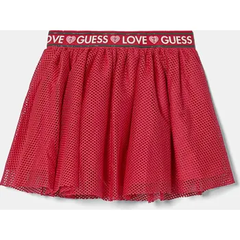 Dámská sukně Dětská sukně Guess růžová barva, mini, áčková, K5RD05 KACZ0 K5RD05.KACZ0.PPYA 42X, vel. 88-96
