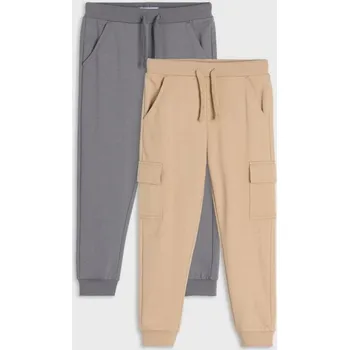 Chlapecké kalhoty Sinsay - Sada 2&nbsp;tepláků - béžová - 7072M-80X - 7072M-80X-104-3