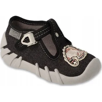 Chlapecká obuv BEFADO papuče do jeslí/školky, bačkory s dinosaury, velikost 21