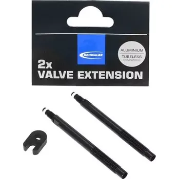 Duše na kolo Schwalbe Nástavec Schwalbe 65 mm černý pro galuskové ventilky 2ks