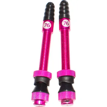 Plášť na kolo 76projects High flow bezdušový ventilek 76projects velikost 1, pro ráfek 15-35mm barva růžová