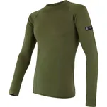 Sensor Pánské triko Sensor Merino Wool Active, dlouhý rukáv - safari velikost XL