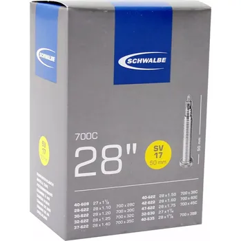Komponent pro jízdní kolo Schwalbe Duše cross Schwalbe SV17, galuskový ventil 700x28-47, 50mm