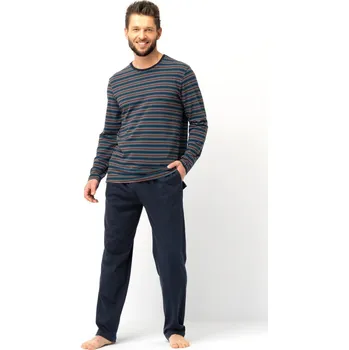 Pánské pyžamo PÁNSKÉ PYŽAMO MNS 315 B25 tmavě modrá L
