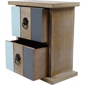 Šperkovnice ORGANIZÉR NA ŠPERKY SHABBY CHIC RUSTIKÁLNÍ DŘEVĚNÁ ŠPERKOVNICE SKŘÍŇKA