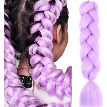 Příčesek Syntetické vlasy bílé Ecarla clip in 120 cm