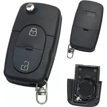 Autoklíč Vystřelovací klíč Audi 2 tlačítka na 1 baterii