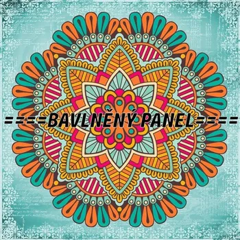 Panel bavlna - MANDALY-147-64 Velikost: 20x20cm