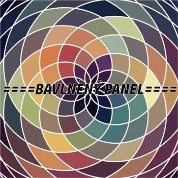 Panel bavlna - MANDALY-147-59 Velikost: 20x20cm