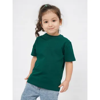 Chlapecké tričko DÍVČÍ/CHLAPECKÉ TRIČKO NA TĚLOCVIK BAVLNA ZELENÉ VELIKOST 152 MODKIDS