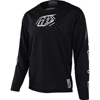 cyklistický dres Troy Lee Designs Dětský dres Troy Lee Designs s dlouhým rukávem Sprint icon black velikost M