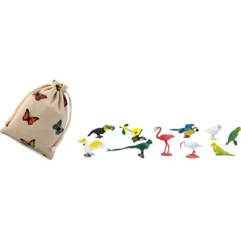 Figurka Safari Ltd. SAFARI Ltd figurky Exotické ptactvo ve lněném pytlíku