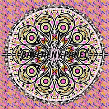 Panel bavlna - MANDALY-147-162 Velikost: 20x20cm