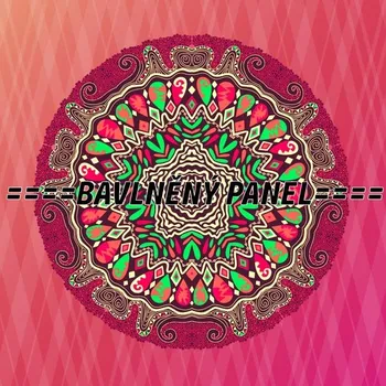 Panel bavlna - MANDALY-147-90 Velikost: 20x20cm