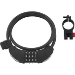 FORCE Zámek Force LUX spirálový kódový 120cm/8mm + držák