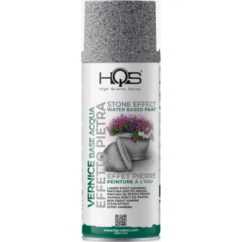 Barva ve spreji Lak Spray Barva Strukturální efekt kamene HQS 400 ml ŠEDÝ
