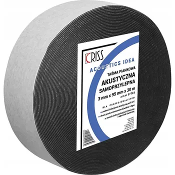 Lepicí páska Akustická pěnová páska GK pro profily 95mm / 30m