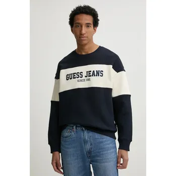 Pánská móda Mikina Guess Jeans M4BQ39.K9V31 námořnická modř 59X, vel. M