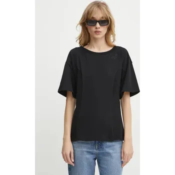 Pánské tričko Tričko Liu Jo černá barva, TA5108 JS003 TA5108.JS003 99X, vel. S