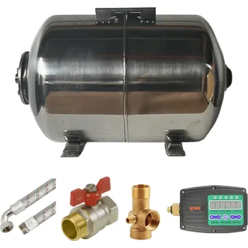 Domácí vodárna Vodárenský set 60L AQUA OLA ležatý, nerezový s IBO PRESS SX - Prodloužená záruka 3 roky