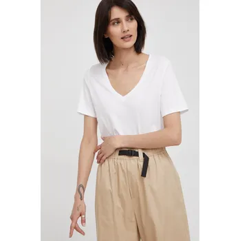 Pánské tričko Bavlněné tričko Marc O'Polo bílá barva B01207251331 00X, vel. M