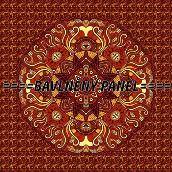 Panel bavlna - MANDALY-147-166 Velikost: 20x20cm