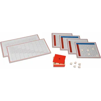 Matematika NIENHUIS Sčítací prstové tabulky 4 ks