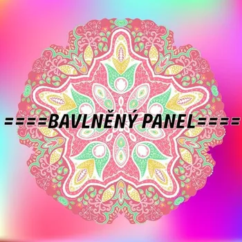 Panel bavlna - MANDALY-147-142 Velikost: 20x20cm