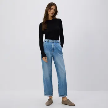 Dámské džíny Reserved - Džíny barrel leg - modrá - 763FZ-50J - 763FZ-50J-36