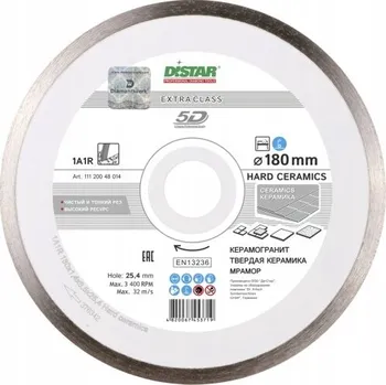 Řezný kotouč Diamantový kotouč Hard Ceramics 180 mm DISTAR