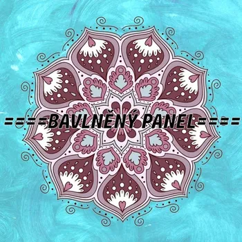 Panel bavlna - MANDALY-147-155 Velikost: 20x20cm