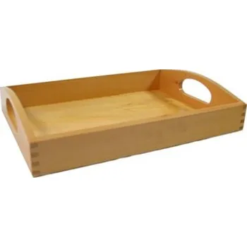 ADENA MONTESSORI Dřevěný podnos malý
