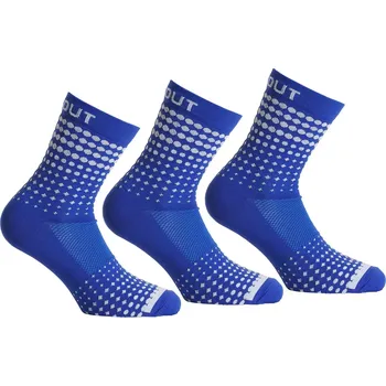 Pánské termo ponožky Dotout Ponožky Dotout Infinity royal blue - 3 PÁRY velikost XXL