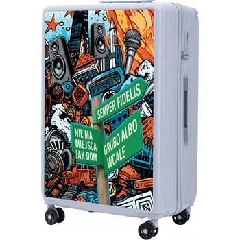 Wings Střední tvrdý kufr ABS CS-BNT01, 63 l