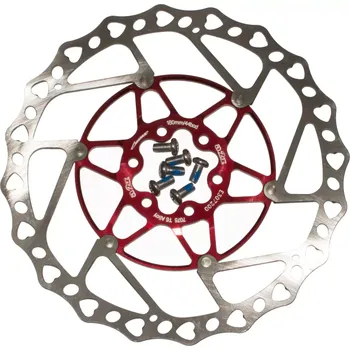 Brzda na kolo a2z Brzdový kotouč A2Z Srdce, červená průměr kotouče 160 mm