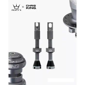 Plášť na kolo Peaty's Peaty's bezdušový ventilek Chris king MK2 80mm barva šedá