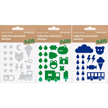 Bookman Samolepící odrazka Bookman Kids - dětské motivy barva zelená