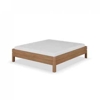 Postel Modulární postel MULTI rám z bukového, jasanového nebo dubového masivu výrobce světspánku.cz. Dostupná ve všech rozměrech. 200x90, Rám MULTI (olej Ořech, jádrový buk), Nohy 35 Multi (olej Ořech, jádrový buk)