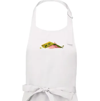 Kuchyňská zástěra Kreslená kniha unavená - Pánská zástěra na vaření - Univerzální velikost ( Bílá )