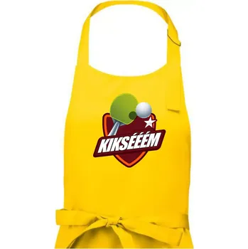 Kuchyňská zástěra Stolní tenis - Kiksééém - Pánská zástěra na vaření - Univerzální velikost ( Žlutá )