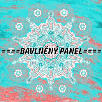 Panel bavlna - MANDALY-147-136 Velikost: 20x20cm