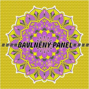 Panel bavlna - MANDALY-147-74 Velikost: 20x20cm