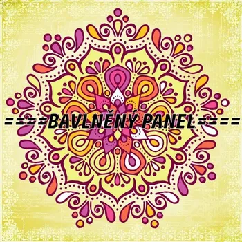 Panel bavlna - MANDALY-147-66 Velikost: 20x20cm