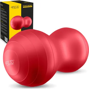 Gymnastický míč Rehabilitační míč PEANUT AIR BALL červený