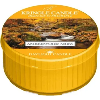 Svíčka Sójová vonná svíčka Amberwood & Moss Kringle Candle
