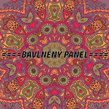 Panel bavlna - MANDALY-147-152 Velikost: 20x20cm