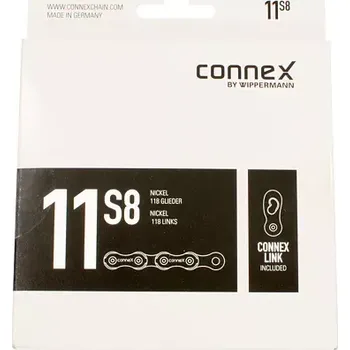 Řetěz na kolo CONNEX Řetěz Connex 11S8, 11s, 118 článků, stříbrný