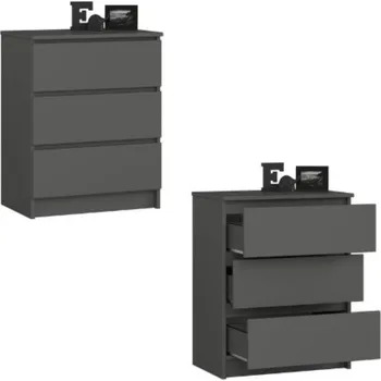 Komoda Komoda Akord 60 x 40 x 77 cm, grafit matná